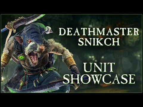DEATHMASTER SNIKCH  - Unit Showcase - Total War: WARHAMMER II!