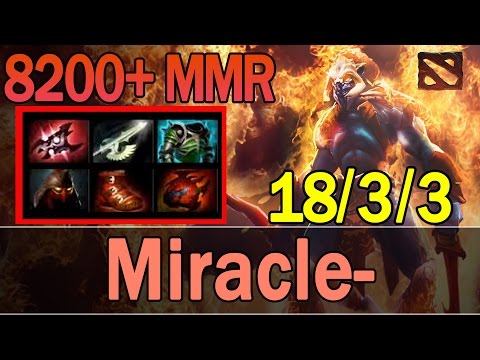Dota 2 - Miracle- Plays Huskar 8200+ MMR | Ranked Match