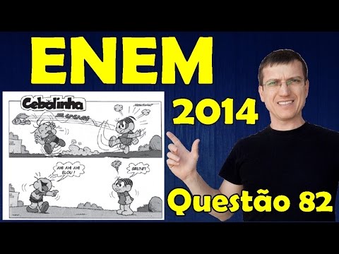 ENEM 2014 - Question 82 solved (Blue Booklet) - Physics - Mechanics - Prof. Marcelo Boaro