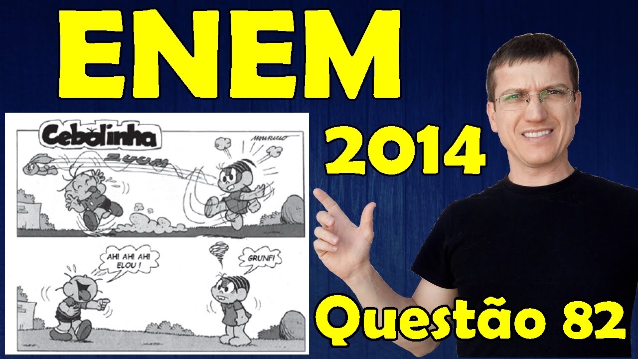 ENEM 2014 - Questão 82 resolvida (Caderno Azul) - Física - Mecânica - Prof. Marcelo Boaro