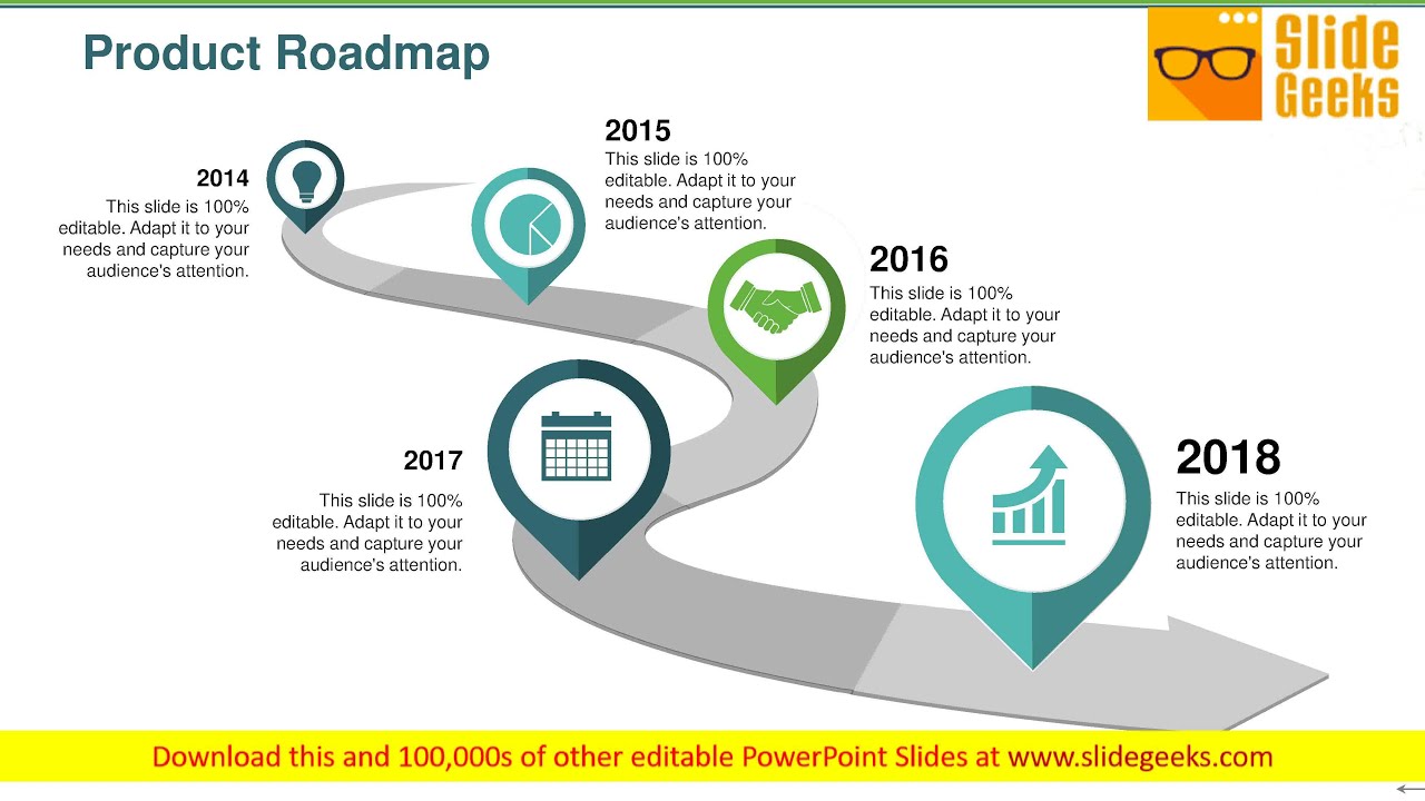Product Roadmap Ppt Powerpoint Presentation Icon Slides