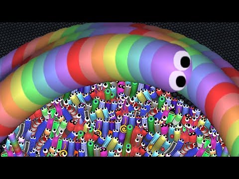 Slither.io Giant A.I. Snake 1,000,000+ Score World Record (Epic Slitherio Gameplay)