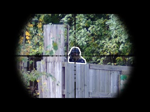Multiple Headshots with Highly Customized Airsoft Sniper Rifle