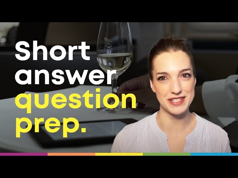 How to answer WSET short answer questions