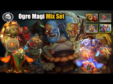 Dota 2 Ogre Magi Best Mix Set Arcana Flockheart's Gamble + Immortals Whyrlegyge +  FandomGimlek