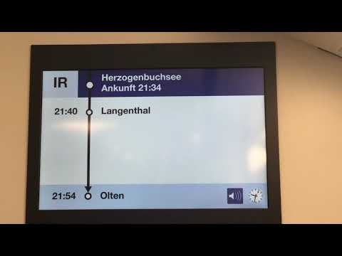 BLS Ansage • Herzogenbuchsee - Lautsprecher stockt