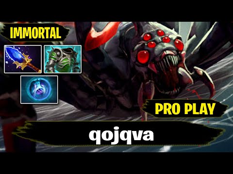Broodmother Mid 7.28 Pro Gameplay by qojqva | IMMORTAL Rank Dota 2 7.28 Gameplay
