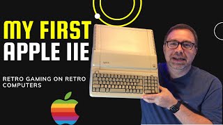 Exploring the Apple IIe Platinum - A Retro Computer Journey!