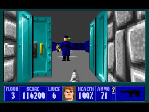 Wolfenstein 3D - E3F3 (I Am Death Incarnate!, 100% Kills, 100% Secrets)