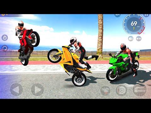 Extreme Bike Stunt Riding Simulator Gameplay #1 - Xtreme Motorbikes Video Game for Android IOS