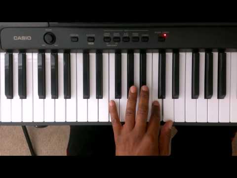 "D" Minor Scale On Piano - Piano Scale Lessons (Right and Left hand)