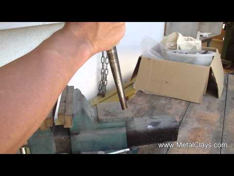 How to resize pmc or silver clay ring.