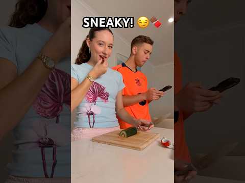 HE DIDN’T EVEN NOTICE! 😏😱🍫 #shorts