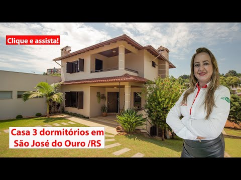 CASA 3 DORMITÓRIOS EM SÃO JOSÉ DO OURO-RS| Empório Imobiliário