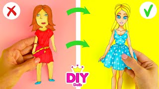 HOW TO MAKE PAPER DOLL DIY TUTORIAL EASY PAPERCRAF
