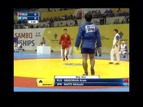 Чемпионат мира по самбо 2019 Арам Григорян лучшие моменты