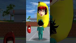 Download lagu Monyet suka pisang 🍌 jangan kabur woy 😂#sakuraschoolsimulator  #comedy #monyet mp3
