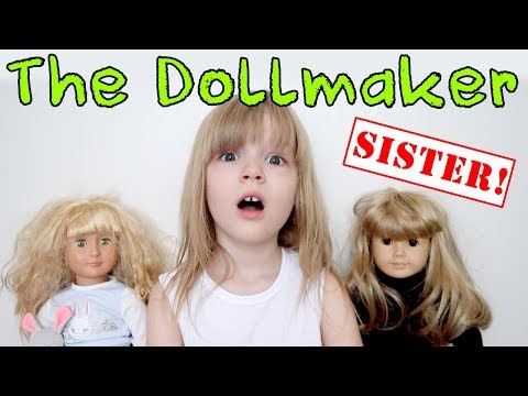 The Doll Maker Brings Her SISTER EMMA to My PB and J Family HOUSE!