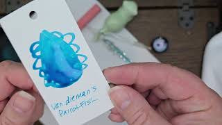 Parrot Fish Ink Review Van Dieman's Fountain Pen Ink