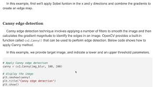 Image Edge Detection Example with OpenCV in Python