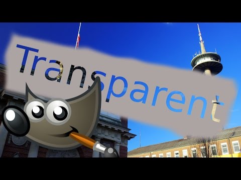Transparenten Text mit Gimp erstellen l Deutsch l LUKNATOR1