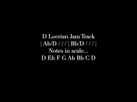 D Locrian Jam Track
