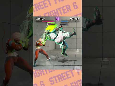 Gachikun is Working With a Great Rashid ➤ Gachikun (Rashid) vs Kazunoko (Cammy) 🔥 #streetfighter6