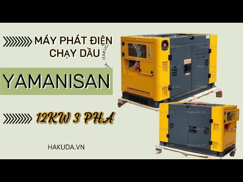 Review Máy Phát Điện Chạy Dầu 12Kw YM16000T3 Yamanisan 3 Pha Kèm Tủ ATS Tự Động
