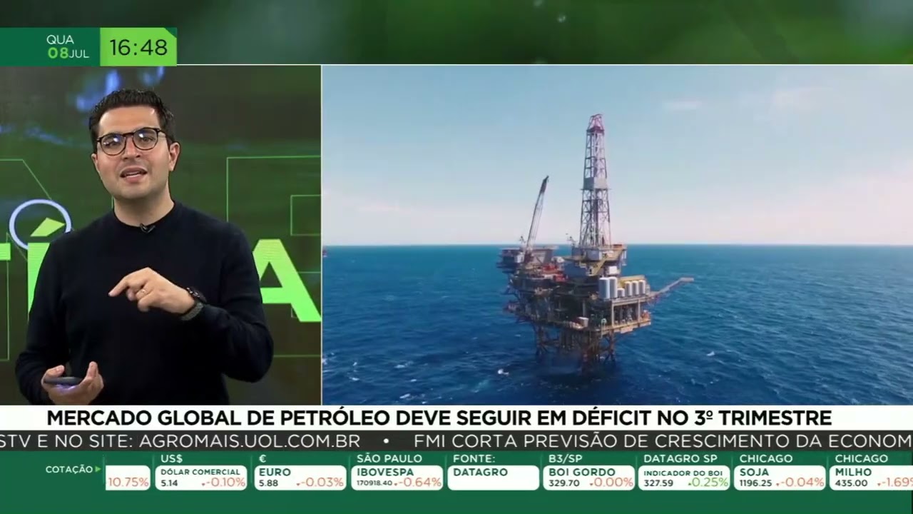 Mercado global de petróleo deve seguir em déficit no 3º trimestre