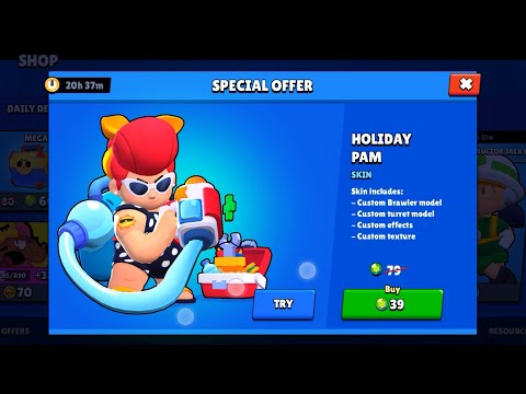 Buying Holiday Pam at 39 gems🤩