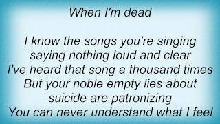 Stabbing Westward - When I'm Dead Lyrics