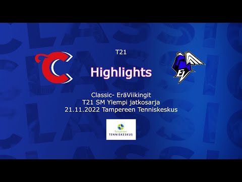 Highlights Classic - EräViikingit T21 SM Ylempi jatkosarja 21.11.2022