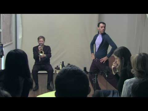 Axel Dörner & Diego Chamy - performance at Die Remise. Berlin, April 2008