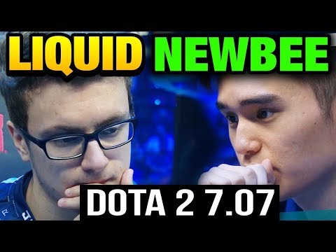 LIQUID VS NEWBEE - TI Rematch on Dota 2 7.07 Dueling Fates Patch Game 1