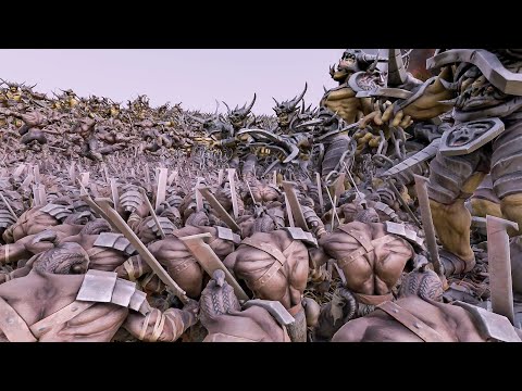 18 000 Orcs VS 10 000 Giant Ogres - Ultimate Epic Battle Simulator 2 | UEBS 2