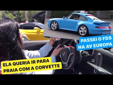 *ELA DIRIGIU O CORVETTE C7 - VÁRIOS VLOGS JUNTOS - M5 2019 NA SÓ VEÍCULOS - 993 TURBO RIVIERA BLUE*