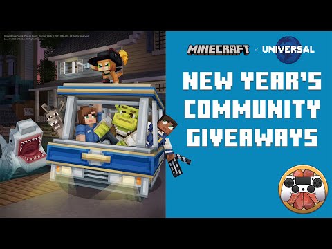 EPIC Minecraft x Universal Studios New Year's Livestream!