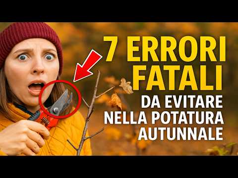 7 ERRORI FATALI da EVITARE nella Potatura Autunnale ✂️ Non toccare le cesoie finché non avrai visto