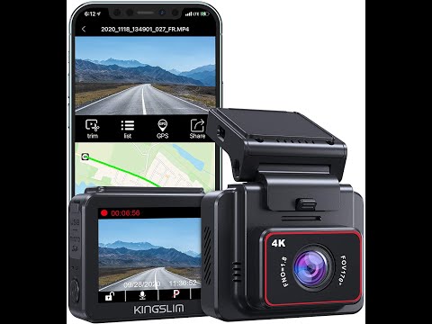 Kingslim D5 dashcam review with demo