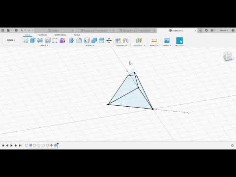 how to make a pyramid and truncated pyramid in fusion 360.