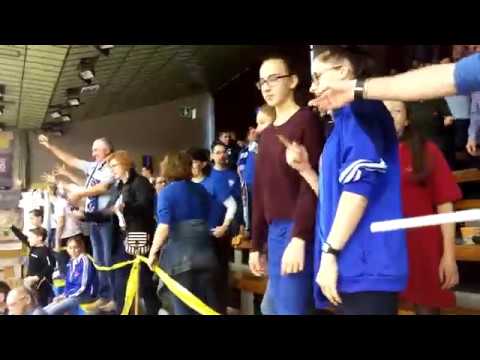 KSC Szekszárd - PEAC-Pécs meccs előtti köszöntés