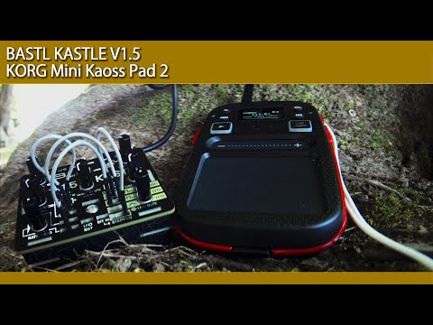 Analog Modular Synth Simple Music 001 (BASTL KASTLE V1.5 + KORG mini kaoss pad 2)