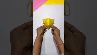 How to make paper mask, easy paper mask #shorts
