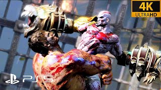 GOD OF WAR 3 Remastered (PS5) Kratos Vs. Hercules Boss Fight (Hardest Difficulty) 4K Ultra HDR