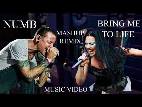 Linkin Park & Evanescence - Numb Life (Official Video) - Mashup Numb & Bring Me To Life