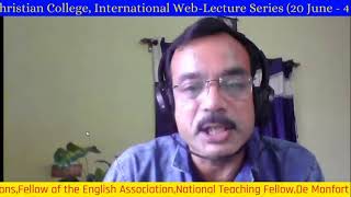 International Web-Lecture Series (23rd June ),Department of English( UG&amp;PG ), BCC