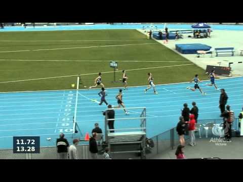 2013 Vic All Schools. Boys U14 100m