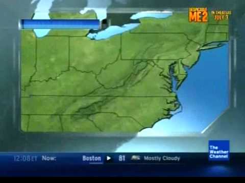 Weather Channel July 2013 Daytime Test 6 - 10