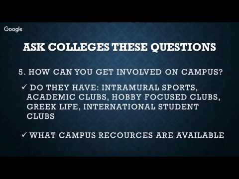 Before you Attend a US College, Ask These Questions