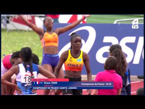 Championnat de France 21 - Finale 200m Caf